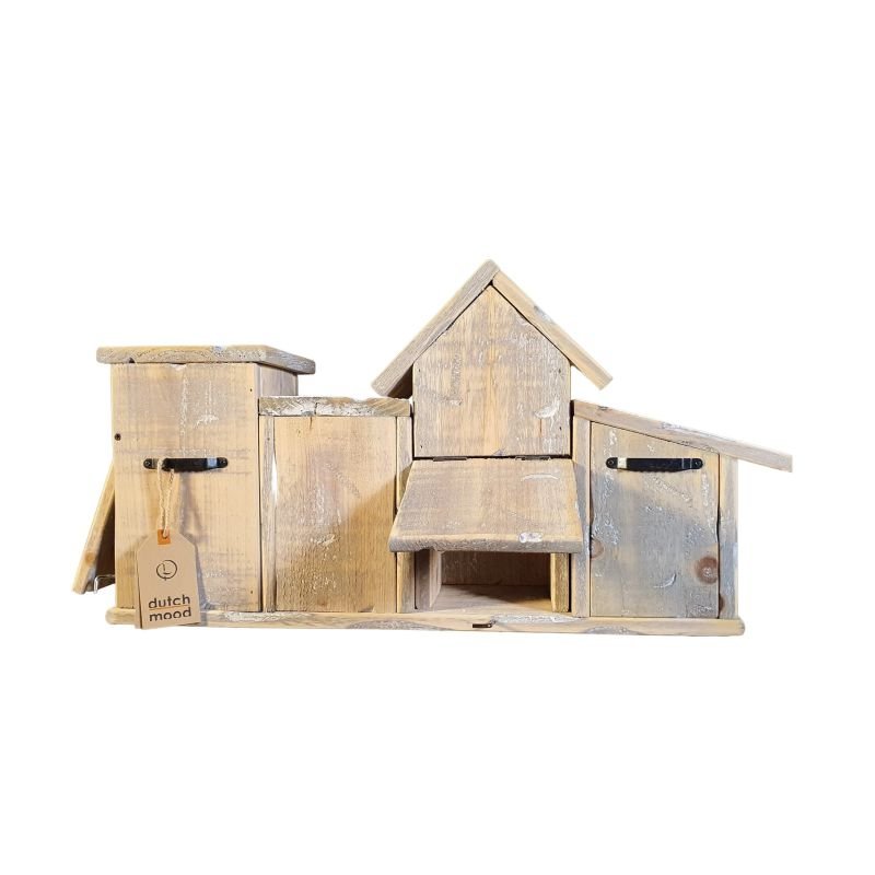 Vogeldorp voor mussen met 32 mm invliegopening – Vogelhuis - 53 x 16 x 29 cm - Afbeelding 4