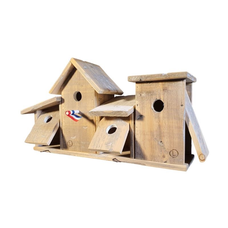 Vogeldorp voor mussen met 32 mm invliegopening – Vogelhuis - 53 x 16 x 29 cm - Afbeelding 2