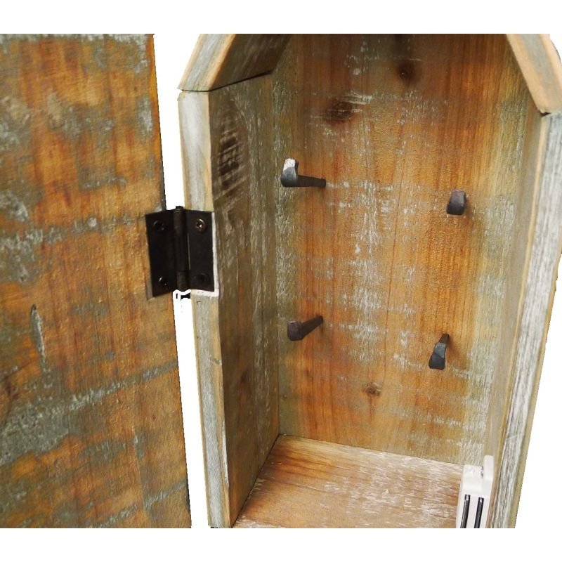 Sleutelkastje 'Amsterdamse gevels' 45x16 - deco keybox - voor binnen - Afbeelding 2