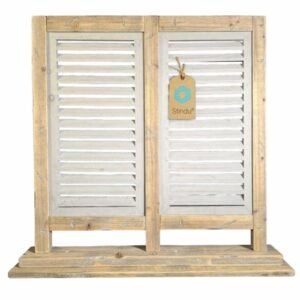 Dubbele houten shutter – Dutch Mood houten woonaccessoire