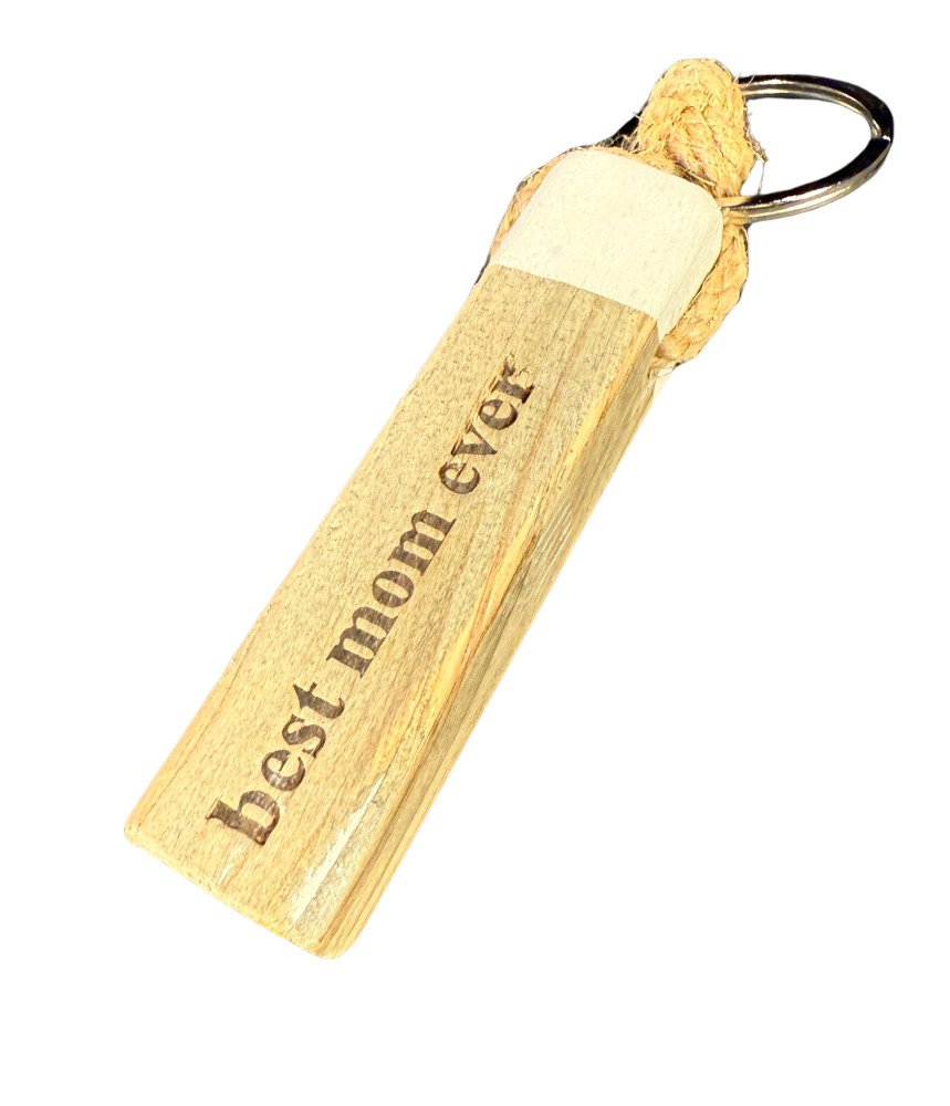 Sleutelhanger best mom – Dutch Mood houten woonaccessoire
