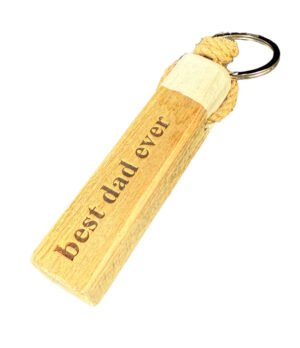 Sleutelhanger best dad – Dutch Mood houten woonaccessoire