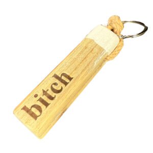 Sleutelhanger bitch – Dutch Mood houten woonaccessoire