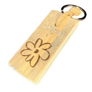 Bloem sleutelhanger – Dutch Mood houten woonaccessoire