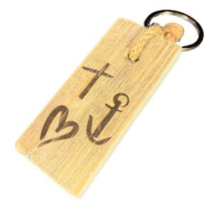 Geloof hoop liefde sleutelhanger – Dutch Mood houten woonaccessoire