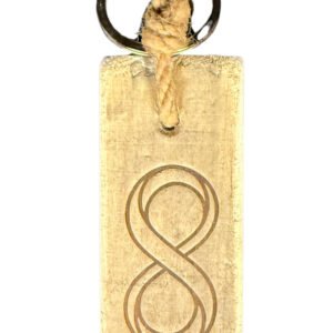 Oneindigheid sleutelhanger – Dutch Mood houten woonaccessoire