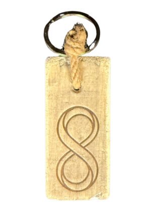 Oneindigheid sleutelhanger – Dutch Mood houten woonaccessoire