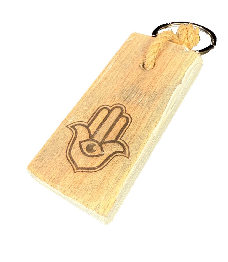 Hamsa hand sleutelhanger – Dutch Mood houten woonaccessoire