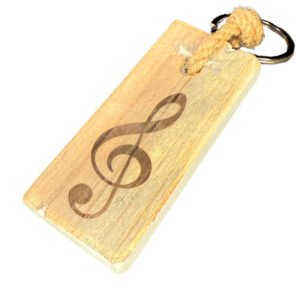 Muzieksleutel sleutelhanger – Dutch Mood houten woonaccessoire