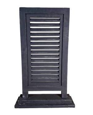 Houten shutter zwart – Dutch Mood houten woonaccessoire