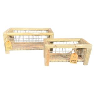 houten badkamermandje gaas – Dutch Mood houten woonaccessoire