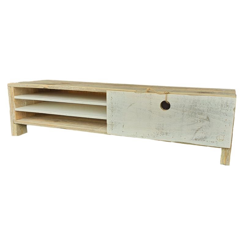 Monitor tafel lade breed – Dutch Mood houten woonaccessoire