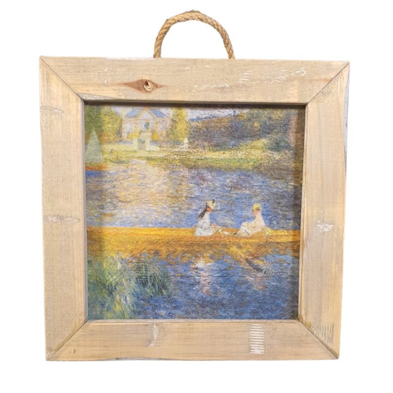 Houten wandtegel renoir – Dutch Mood houten woonaccessoire