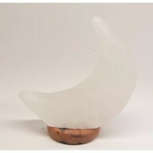 Zoutlamp Maan Wit - Himalayazout Sfeerlamp voor de Kinderkamer