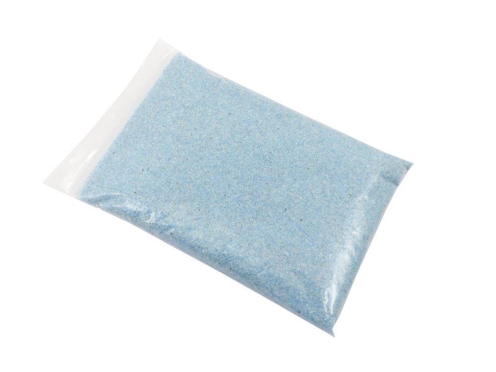Gekleurd zand Lichtblauw 0.1-0.5mm - 1 kg - Afbeelding 2