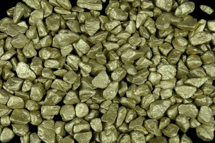 Deco stenen Goud 9-13mm - 1 kg - Afbeelding 3