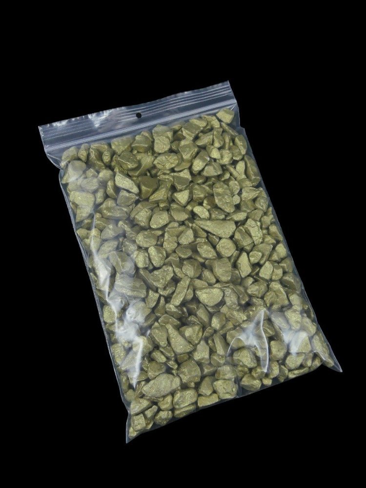 Deco stenen Goud 9-13mm - 1 kg - Afbeelding 4