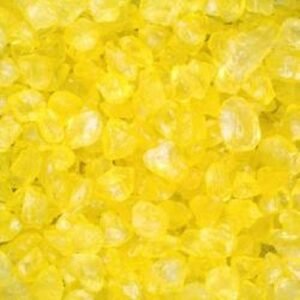 Decoratieve glassteentjes Geel 4-10mm - 1 kg