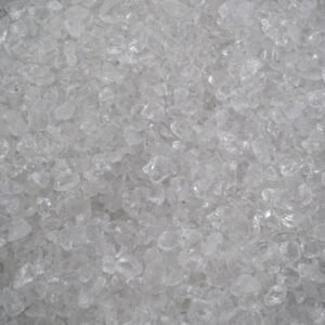 Decoratieve glassteentjes Naturel 4-10mm - 1 kg