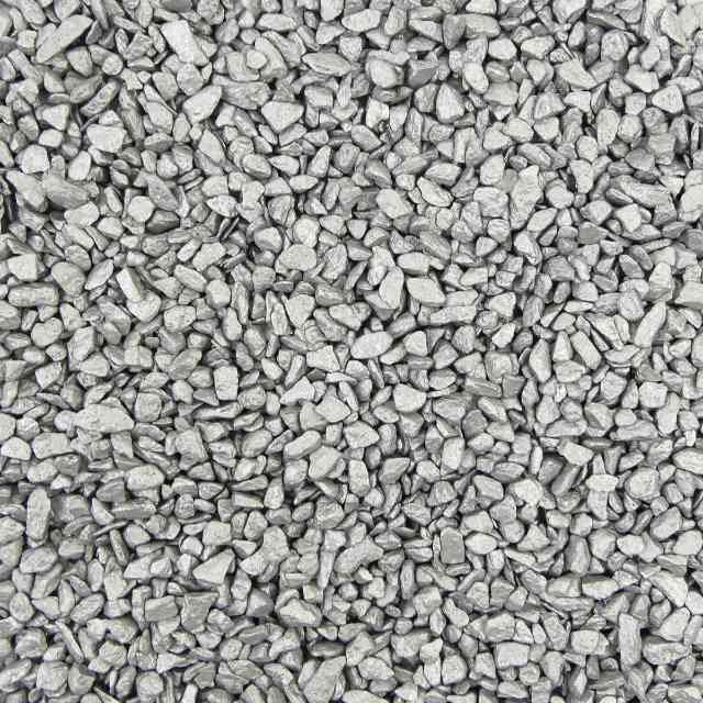 Gekleurde steentjes Zilver 4-6mm - 1 kg