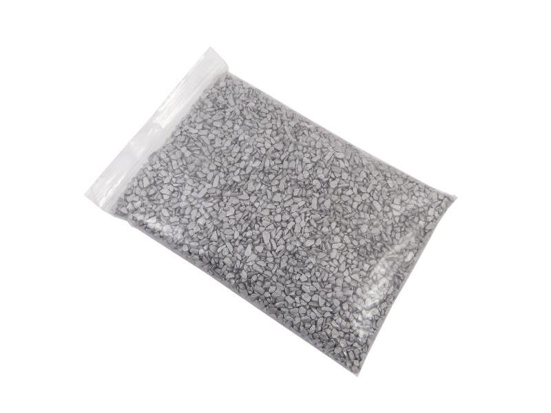 Gekleurde steentjes Zilver 4-6mm - 1 kg - Afbeelding 2