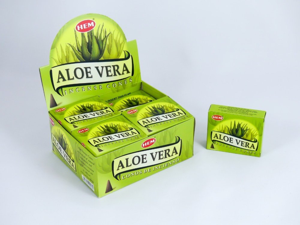 HEM Wierookkegels Aloe Vera - Voordeelbox 120 Kegels