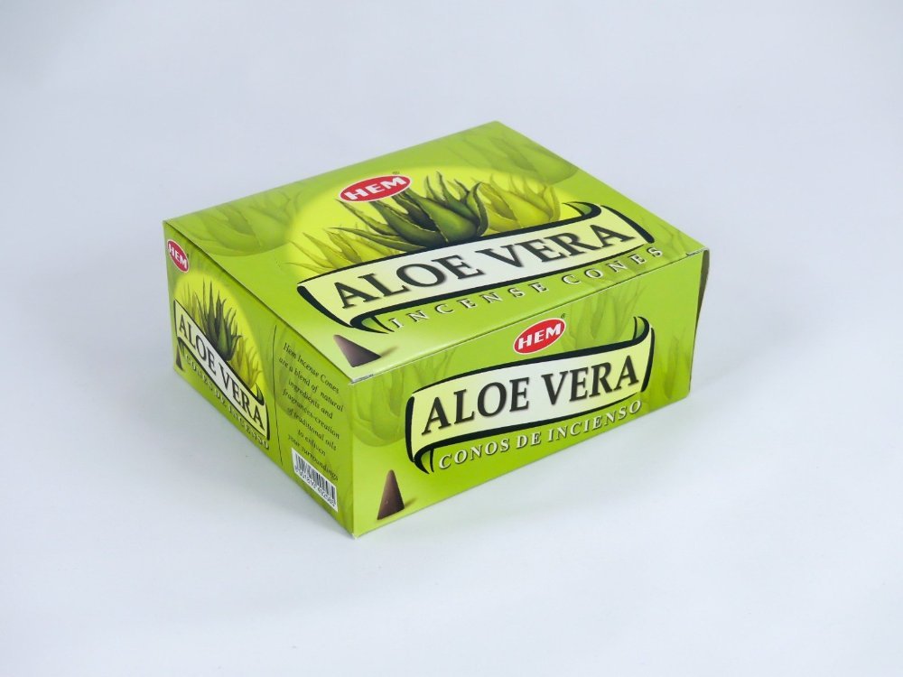HEM Wierookkegels Aloe Vera - Voordeelbox 120 Kegels - Afbeelding 2