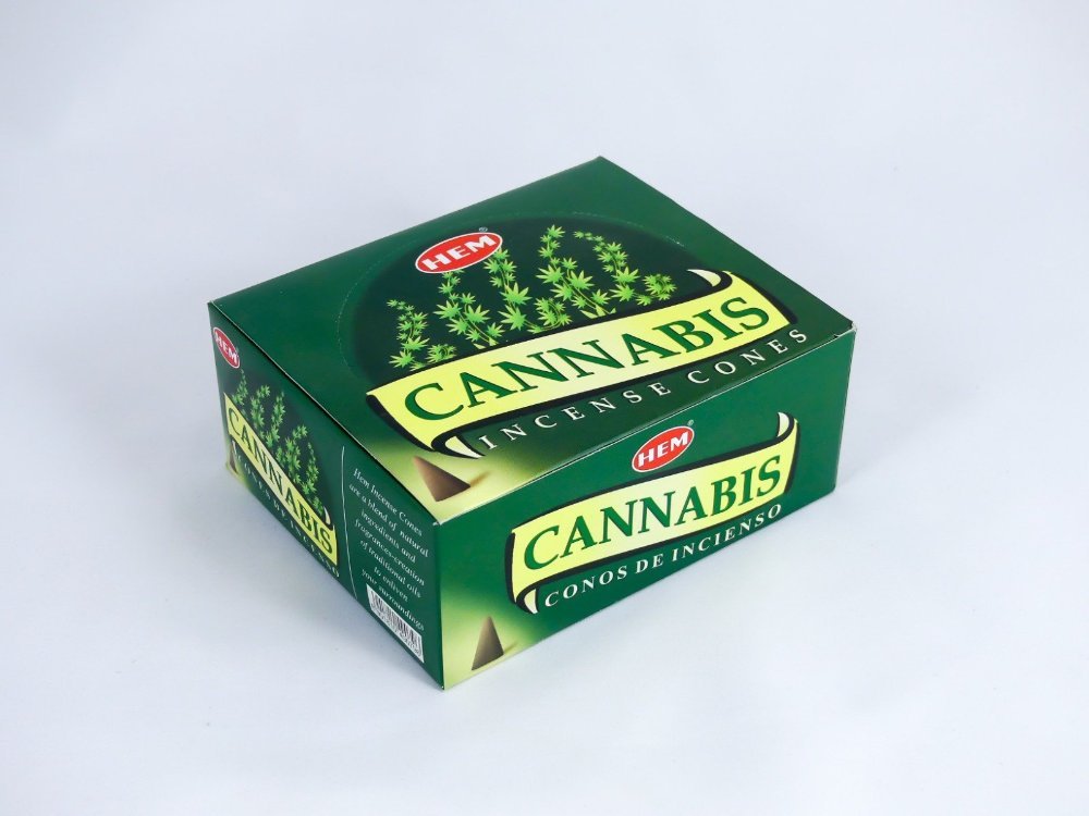 HEM Wierookkegels Cannabis - Voordeelbox 120 Kegels - Afbeelding 2