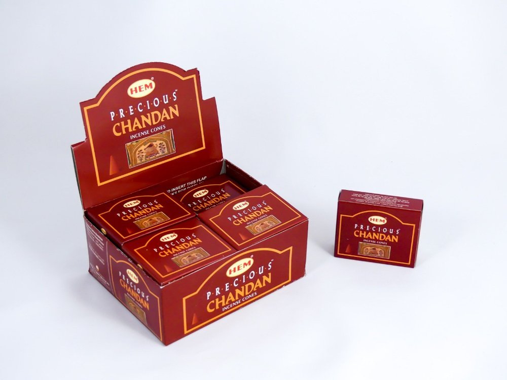 HEM Wierookkegels Indiase Sandelhout - Voordeelbox 120 Kegels