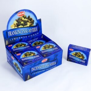 HEM Wierookkegels Frankincense-Mirre - Voordeelbox 120 Kegels