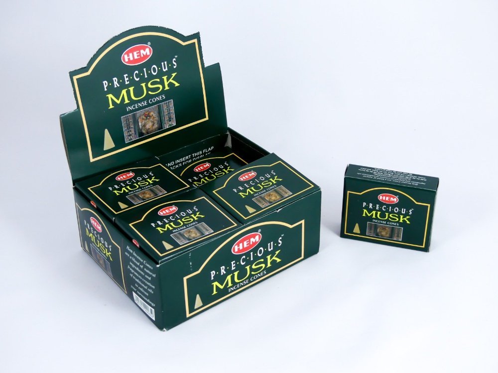HEM Wierookkegels Musk - Voordeelbox 120 Kegels