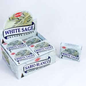 HEM Wierookkegels Witte Salie - Voordeelbox 120 Kegels