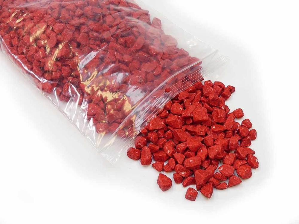Granulaat steentjes Rood 9-13mm - 1 kg - Afbeelding 2