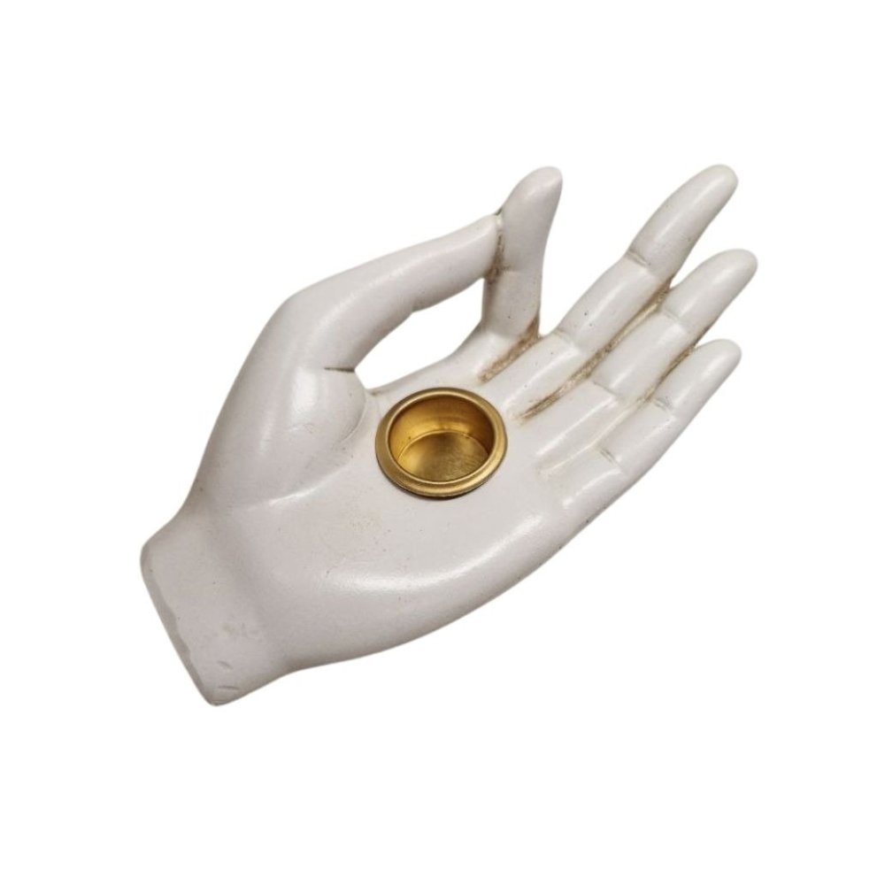 Wierookhouder Witte Hand - Rust en Harmonie - Afbeelding 2