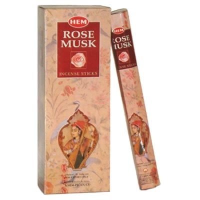 HEM Wierookstokjes Rose Musk - Slof / Voordeelbox 120 Stokjes