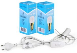 E14 fitting met 2x gloeilamp