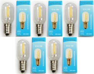 5x led lamp e14 dimbaar warm wit