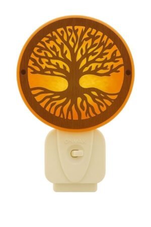 Nachtlampje Levensboom (Tree of Life) - Zoutlamp Kinderkamer - Himalayazout - Energiezuinig