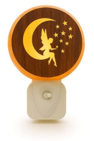 Nachtlampje Engel - Zoutlamp Kinderkamer - Himalayazout - Energiezuinig