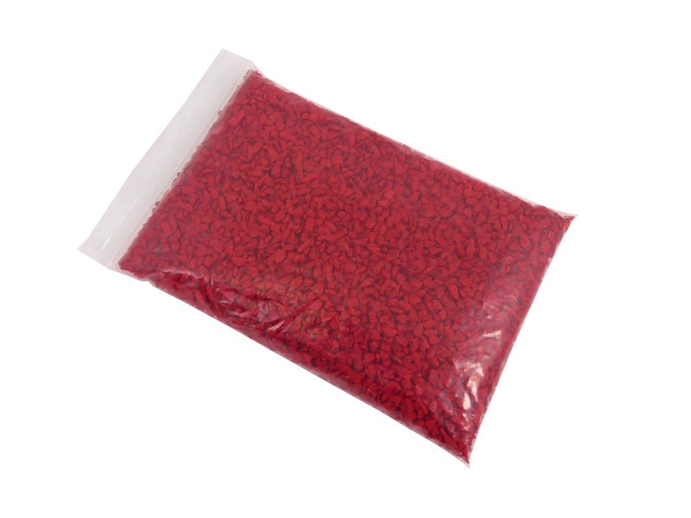 Aquarium Steentjes Rood 4-6mm - Gekleurd Aquariumgrind 1kg - Afbeelding 2