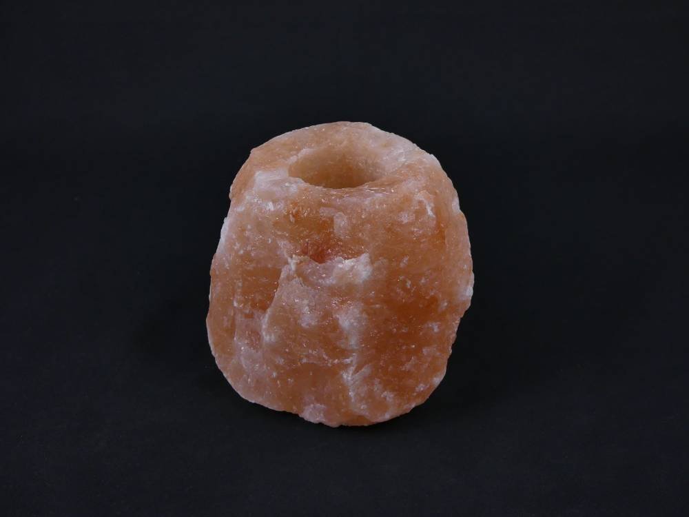 Waxinelichthouder Zoutsteen - Groot - 1 tot 1,5kg - 10x8cm