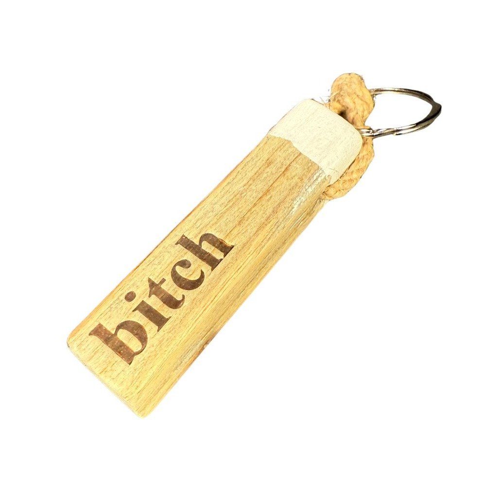 Sleutelhanger bitch – Dutch Mood houten woonaccessoire
