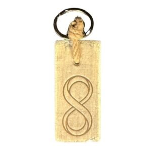 Oneindigheid sleutelhanger – Dutch Mood houten woonaccessoire