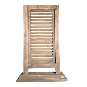 Houten shutter bruin – Dutch Mood houten woonaccessoire