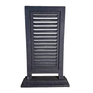Houten shutter zwart – Dutch Mood houten woonaccessoire