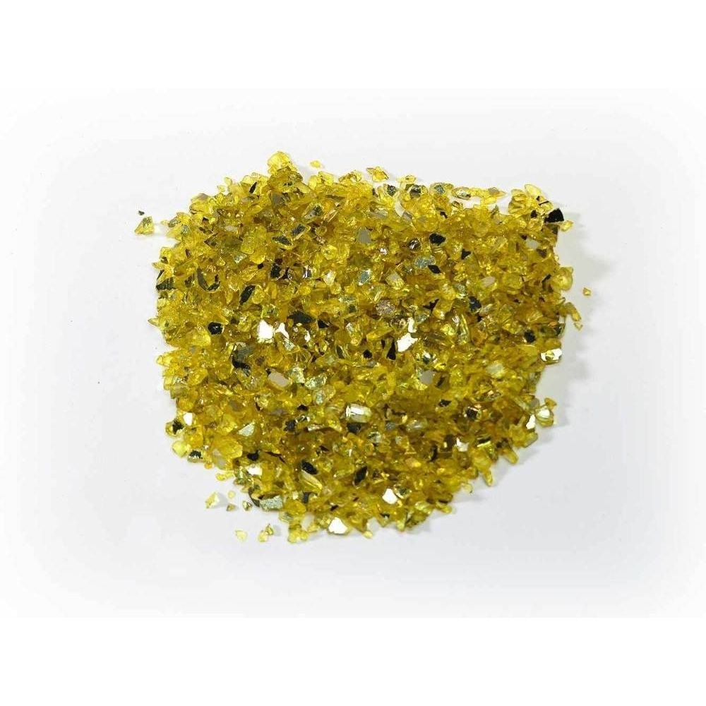 Spiegelglas Geel 1-4mm - 1 kg