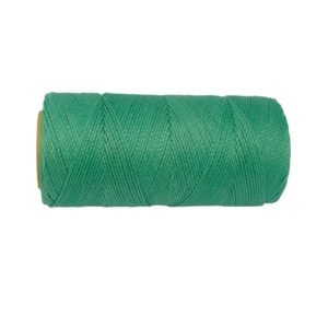 Macrame Koord Groen Turkoois - 173 meter - Waxed Polyester 1mm