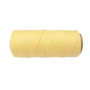 Macrame Koord Licht Geel - 173 meter - Waxed Polyester 1mm