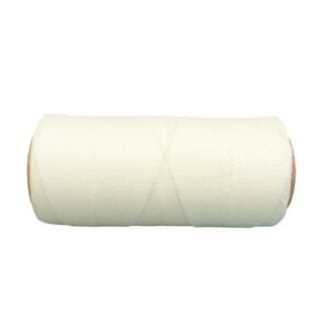 Macrame Koord Gebroken Wit - 173 meter - Waxed Polyester 1mm