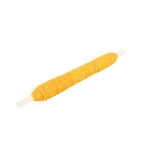 Macrame Koord Geel Oranje - 28 meter - Waxed Polyester 1mm